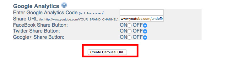 create carousel