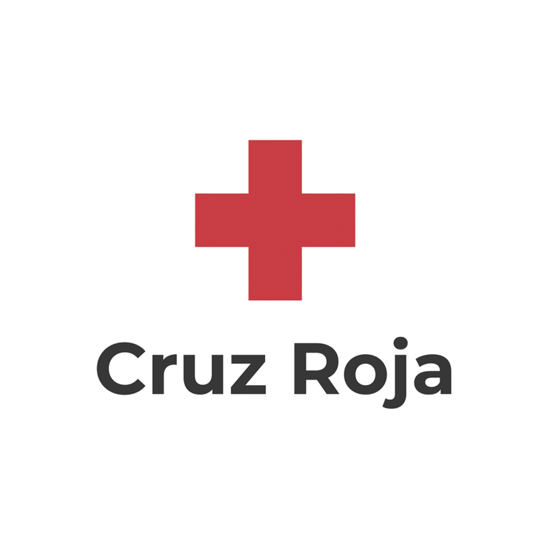 Graphic application of the Red Cross visual identity