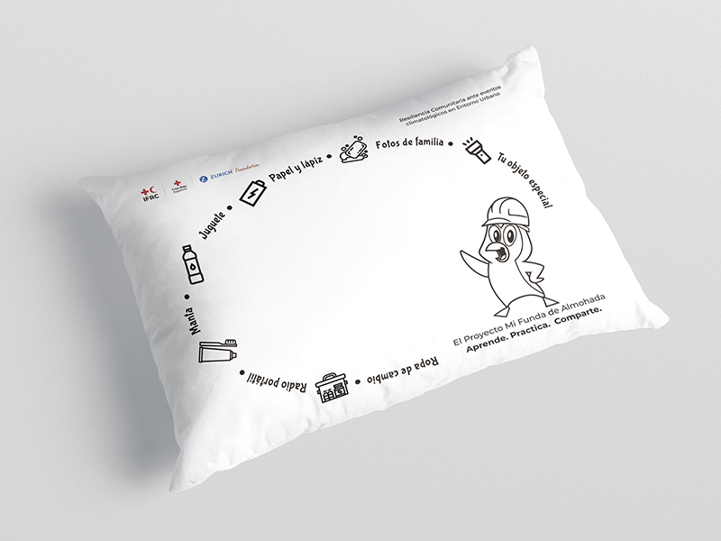 Educational pillowcase design for the Red Cross